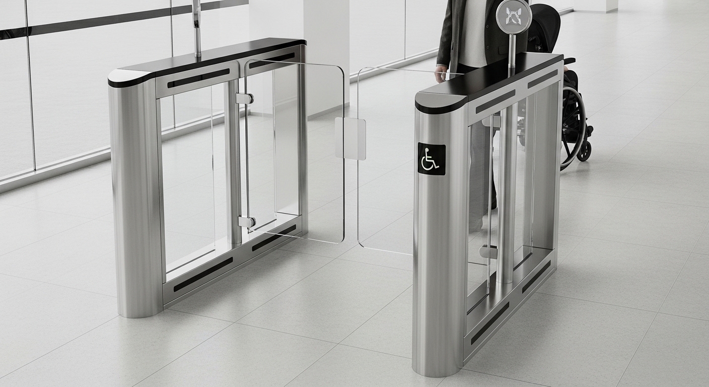 Swing gate turnike rehber görseli