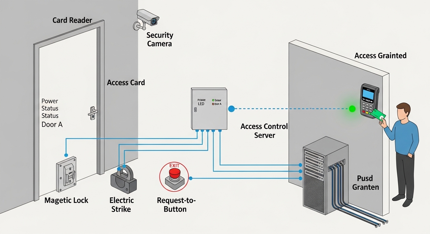 Kartlı geçiş sistemi kart görseli